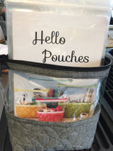 Hello Pouches # KAT102 From Knot and Thread Designs By Kaitlyn Howell, Paper Pattern Only