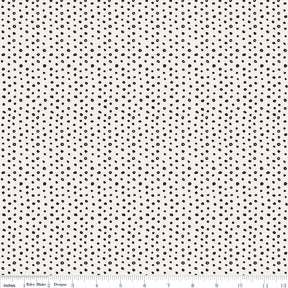 Cats Bats and Jacks, Dots Cream Yardage SKU: C8056-Cream by My Mind's Eye for Riley Blake Designs Sold in 1/2 Yard Increments