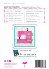 Cut, Sew, Press, Repeat Pennant # CATR036 Printed Pattern by Tied with a Ribbon Printed Pattern Only