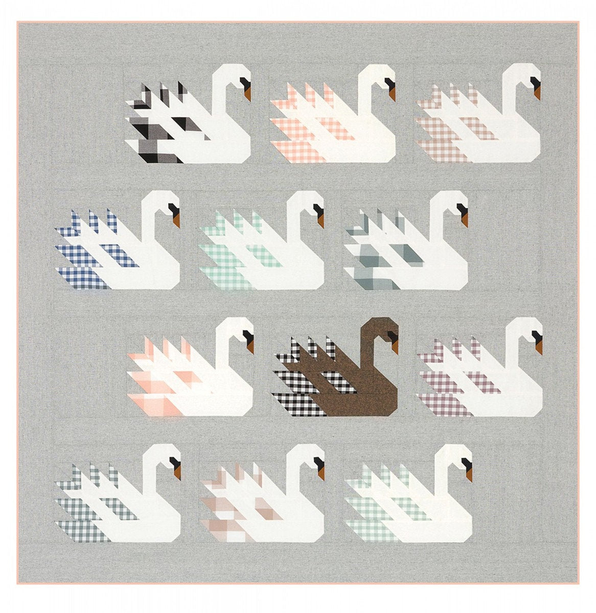 Swan Island Quilt Pattern EH042 by Elizabeth Hartman Pattern ONLY