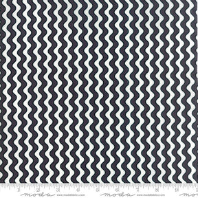 Dot Dot Boo! Boo Stripe Black 22334-11 by Me & My Sisters Designs for Moda Fabrics Sold in 1/2 Yard Increments