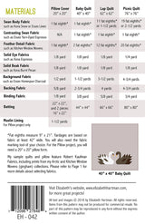 Swan Island Quilt Pattern EH042 by Elizabeth Hartman Pattern ONLY