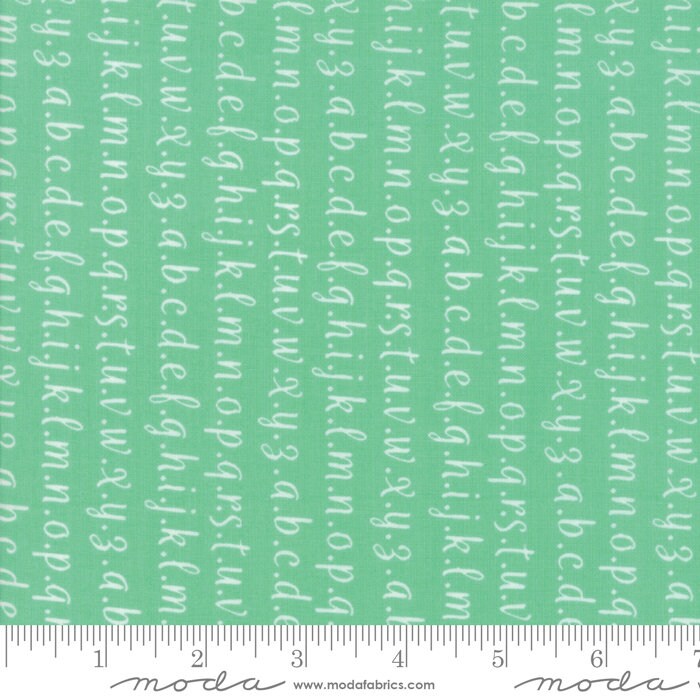 Strawberry Jam Rainy Day Alphabet Yardage 29065-28 by Corey Yoder for Moda Fabrics