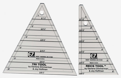 Tri-Recs Triangle Ruler Acrylic Templates 8823753