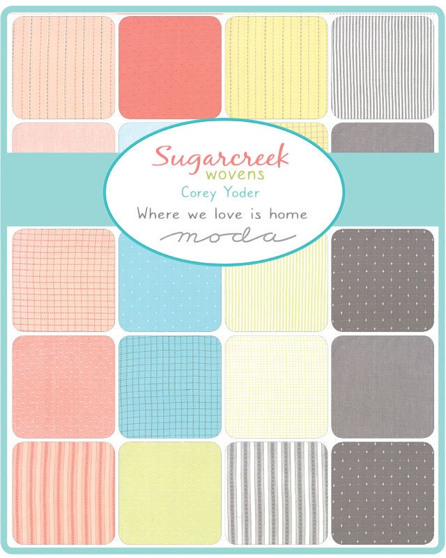 Sugarcreek Wovens Slate Ribbon Stripe Yardage SKU# 12230-25 sold in 1/2 yard increments cut continuous