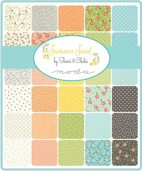 Summer Sweet Chamomile Ivory Yardage 37583-12