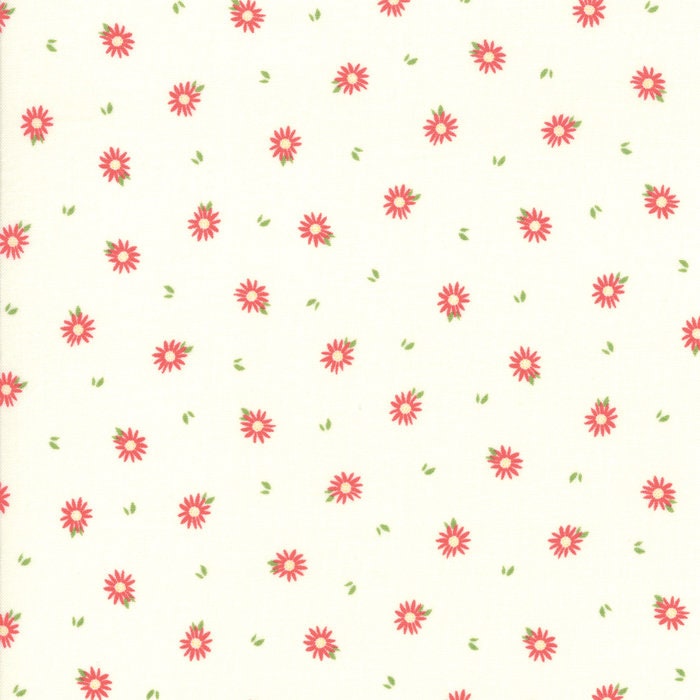 Summer Sweet Chamomile Ivory Yardage 37583-12