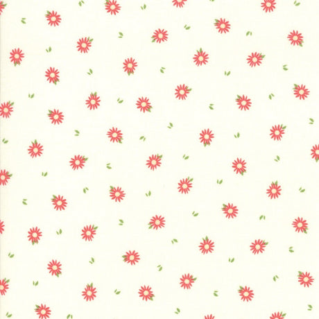 Summer Sweet Chamomile Ivory Yardage 37583-12