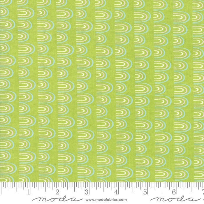 Pacific Wanderings Fern Scallops by Mara Penny 13325-15 for Moda Fabrics Sold in 1/2 Yard Increments