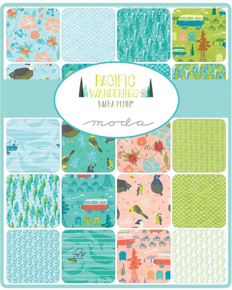 Pacific Wanderings Oregon Panel by Mara Penny 13330-11 for Moda Fabrics