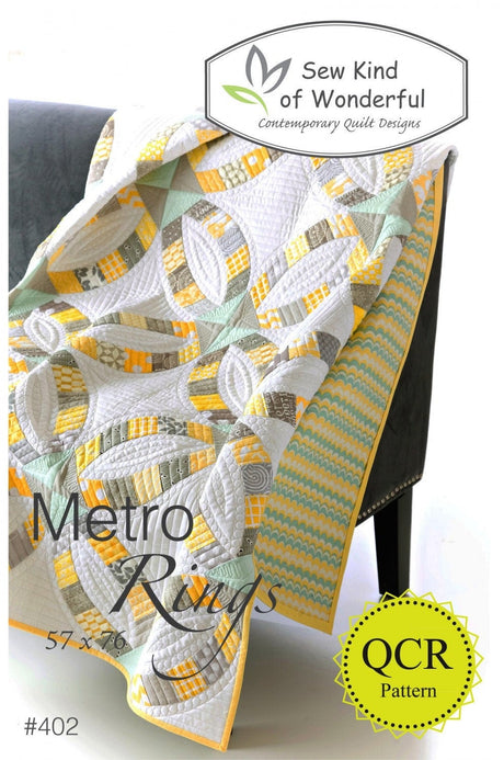 Metro Rings by Sew Kind of Wonderful sewing pattern SKW402 57in x 76in