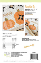 Pumpkin Sky Quilt Pattern by Carried Away Quilting CAQ-015