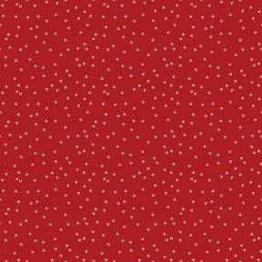 Prim Circles Barn Red C9693-BARNRED Sold in 1/2 yard increments continuously