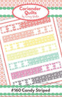 Candy Striped Quilt Pattern by Coriander Quilts CQ160P