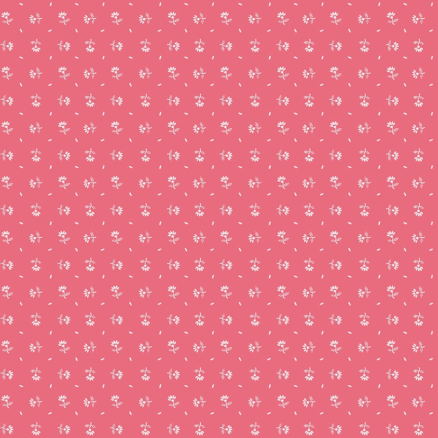 Prim Daisy Tea Rose C9694-TEAROSE Sold in 1/2 yard increments continuously