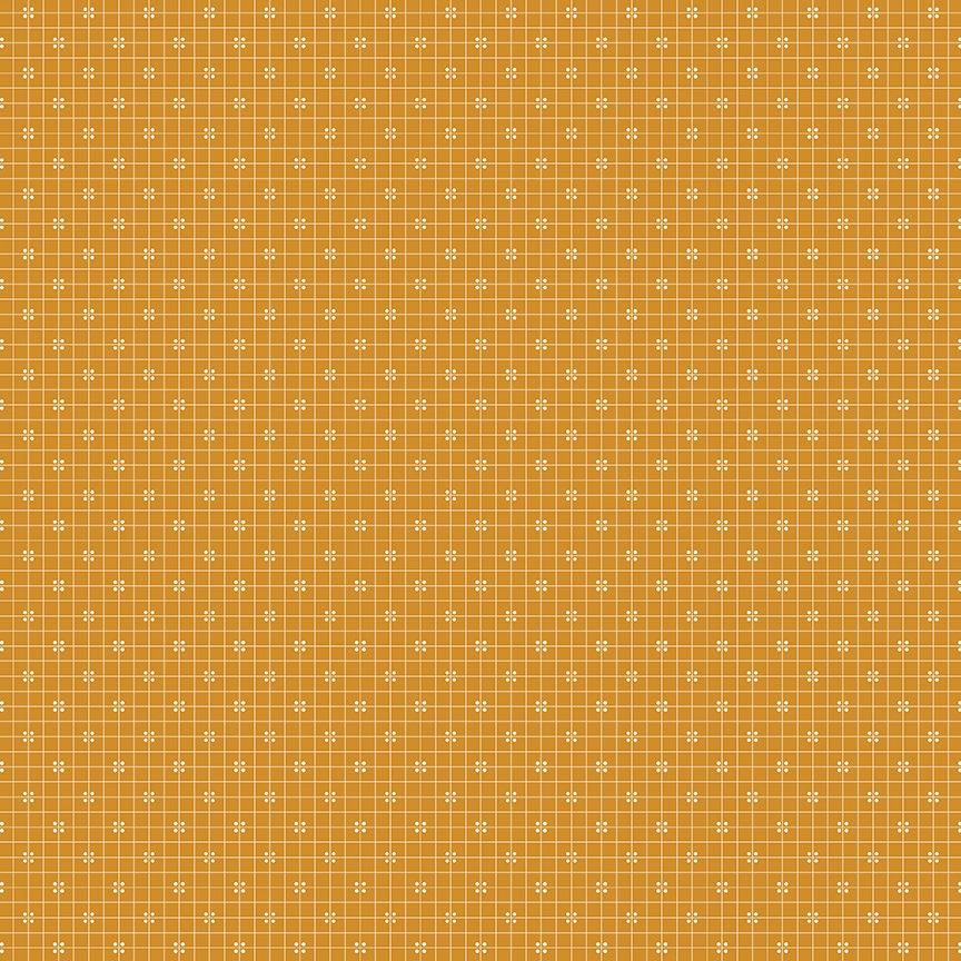 Prim Plaid Butterscotch Yardage C9701-BUTTERSCOTCH Sold in 1/2 yard increments continuously