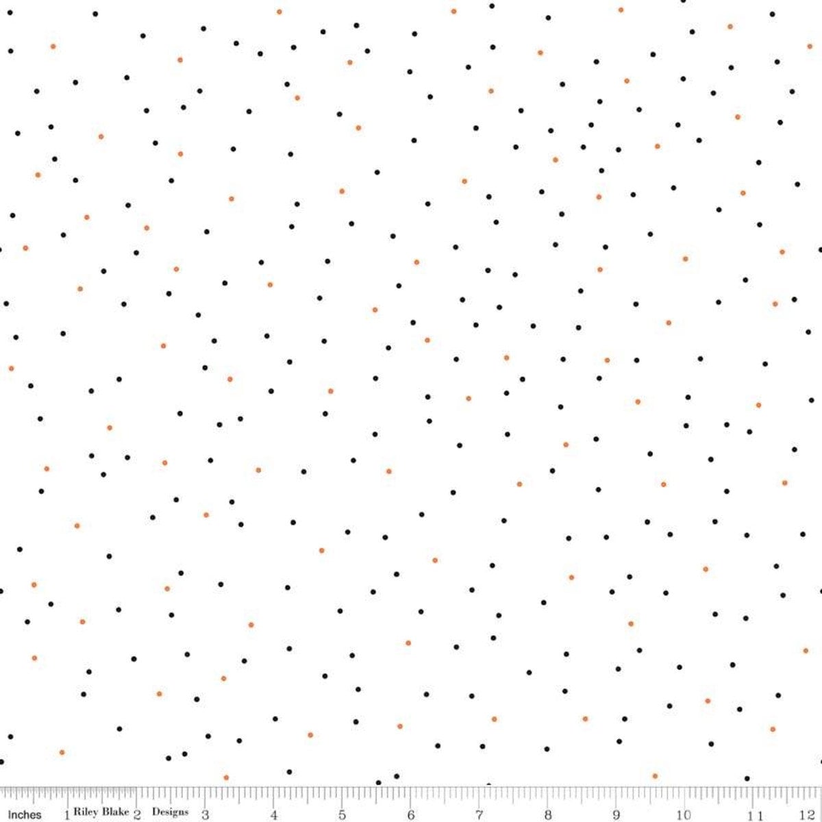 Pin Dot Halloween Yardage C705-Halloween