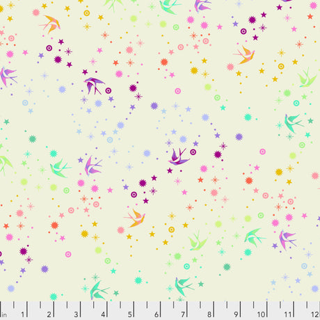 New True Colors Fairy Dust - Cotton Candy Yardage PWTP133.COTTONCANDY by Tula Pink for Free Spirit Fabrics