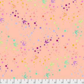 New True Colors Fairy Dust - Sherbet Yardage PWTP133.Sherbet by Tula Pink for Free Spirit Fabrics