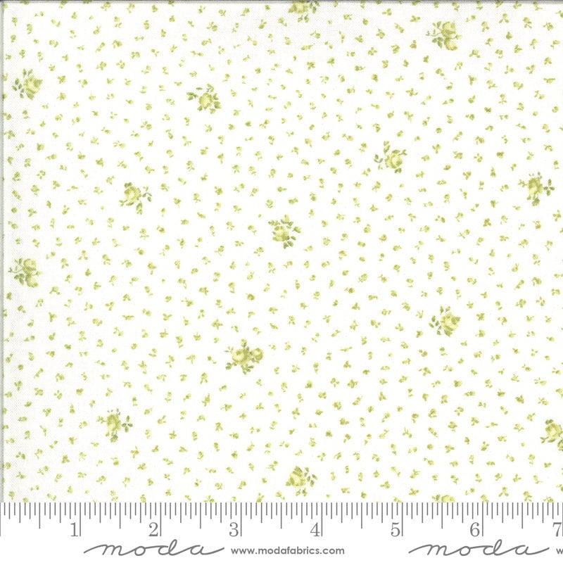 Dover Little Floral Willow Yardage 18702-14 by Brenda Riddle Moda Fabrics Sold in 1/2 Yard Increments