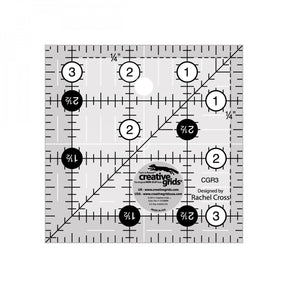 Creative Grids Quilt Ruler 3-1/2in Square CGR3 ***ships for free***