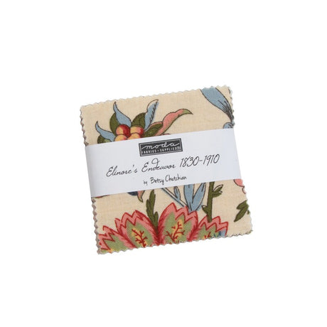 Elinores Endeavor Mini Charms 2.5" 31610MC by Betsy Chutchian for Moda Fabrics BIN 63