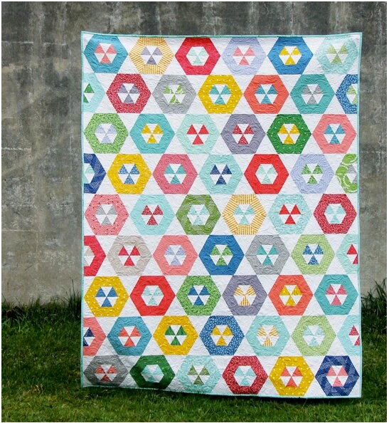 Hoopla Quilt Pattern, Paper Pattern only CCS151 by Allison Harris for Cluck Cluck Sew