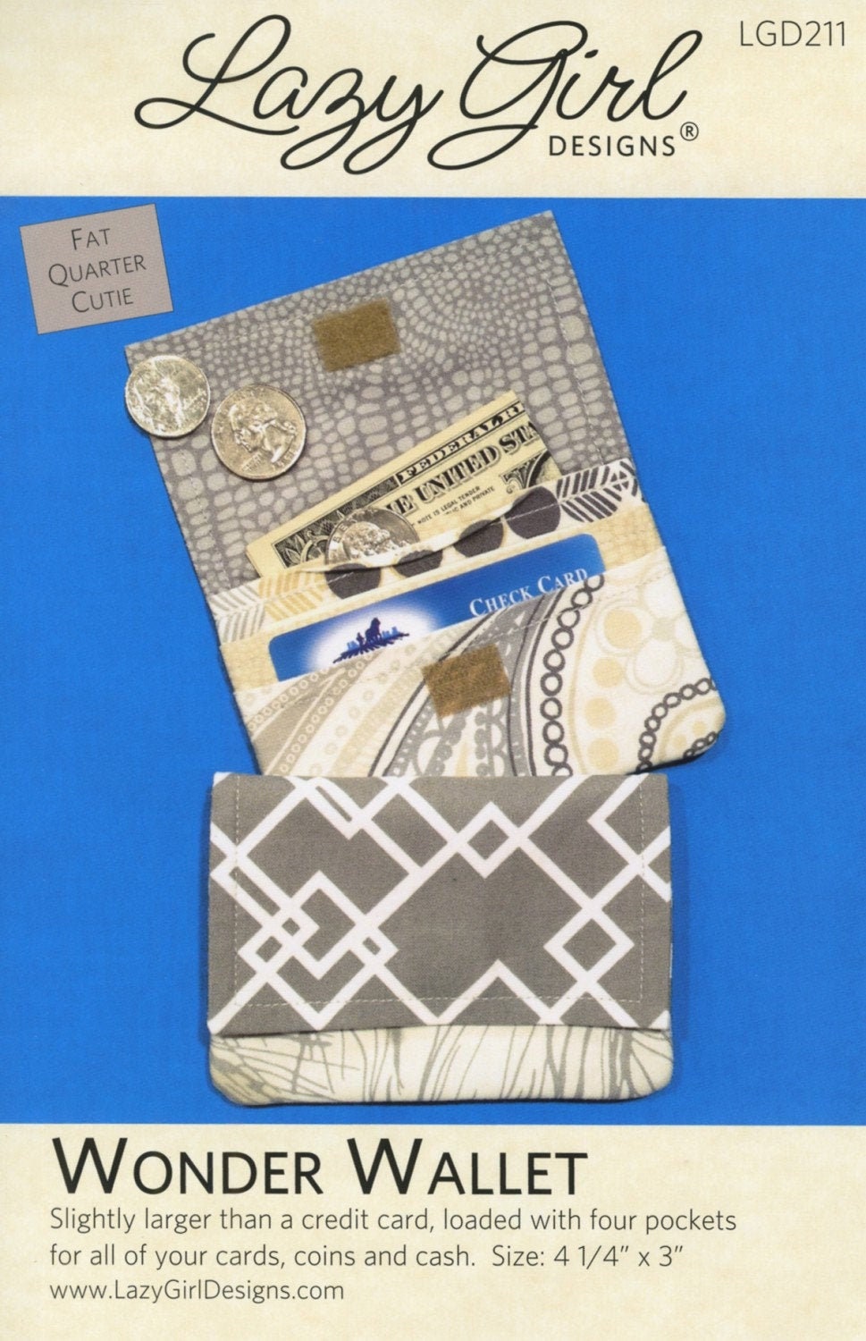 Wonder Wallet From Lazy Girl Designs LGD211 - Joan Hawley By Hawley, Joan