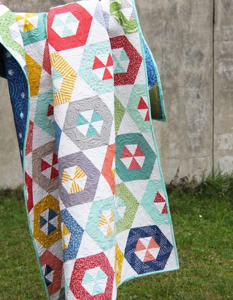 Hoopla Quilt Pattern, Paper Pattern only CCS151 by Allison Harris for Cluck Cluck Sew