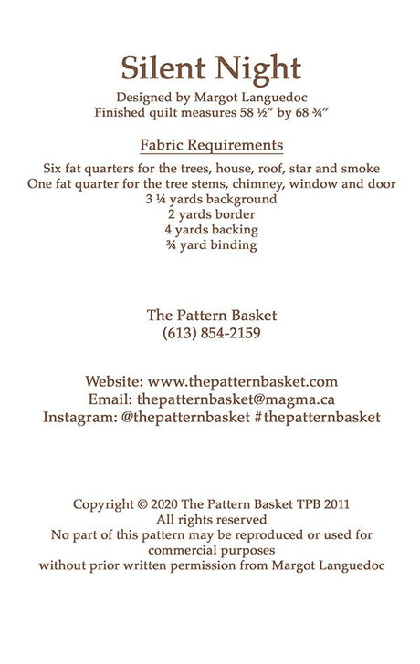 Silent Night TPB 2011 Pattern Basket Margot Langeudoc