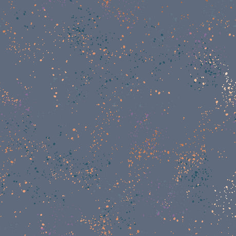 Speckled New Colors Blue Slate Yardage by Rashida Coleman Hale for Ruby Star Society RS5027 108M