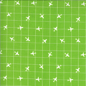 On the Go You're on the Radar Go Grass HALF YARD INCREMENTS 20726-14 by Stacy Iest Hsu for Moda Fabrics