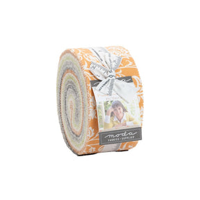 Pumpkin Blossoms Layer Cake 42 pieces 20420LC By Fig Tree and Co for Moda Fabrics