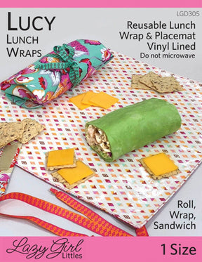 Lucy Lunch Wrap pattern LGD305 From Lazy Girl Designs Bin MP