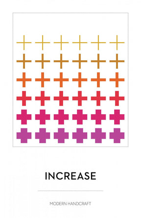 Increase Printed Quilt Pattern MHC013 by Modern Handcraft 6 sizes