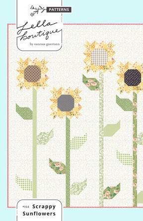 Scrappy Sunflowers Pattern by Vanessa Goertzen for Lella Boutique LB164
