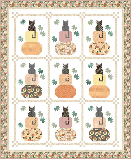 Kitty Corn Gingham Candy Corn Yardage 31177-14 by Urban Chiks for Moda Fabrics sold in 1/2 yard increments