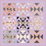 Kitty Corn Kitty Midnight Yardage 31171-17 by Urban Chiks for Moda Fabrics Sold in 1/2 Yard Increments