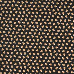 Kitty Corn Candy Corn Midnight Yardage 31175-17 by Urban Chiks for Moda Fabrics sold 1/2 increments