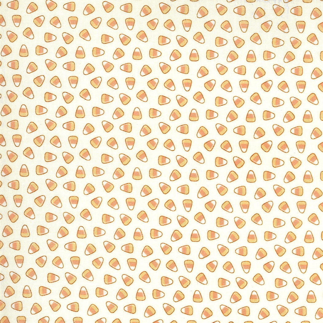 Kitty Corn Candy Corn Ghost Yardage 31175-11 by Urban Chiks for Moda Fabrics sold in 1/2 yard