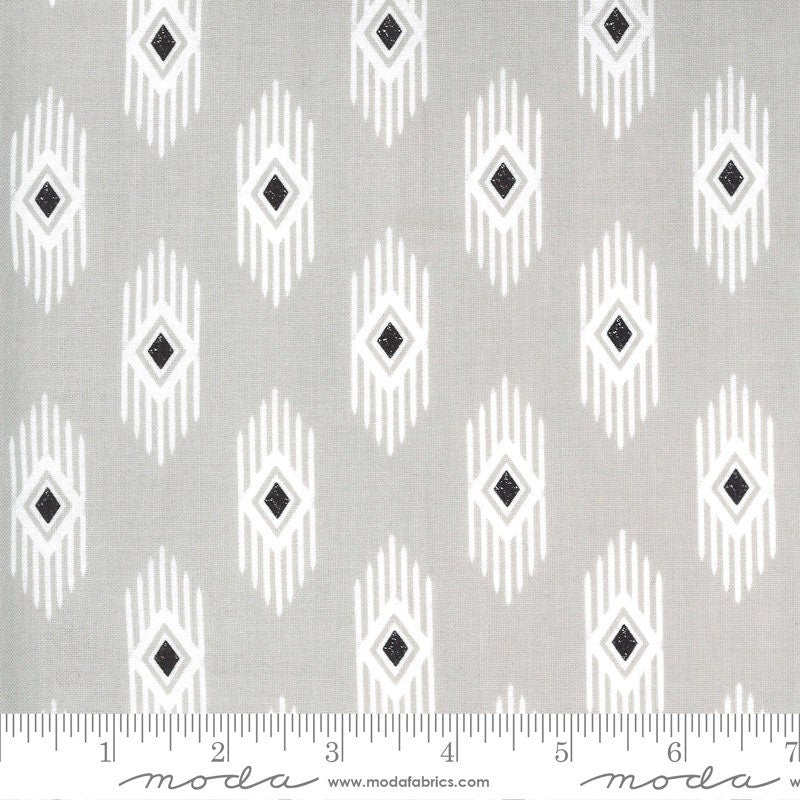 Smoke and Rust Legend Smoke Half Yard Increments 5132-13 by Lella Boutique for Moda Fabrics