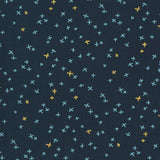 Dance in Paris Swing Navy Yardage 1745-19M Day in Paris by Zen Chic for Moda Fabrics