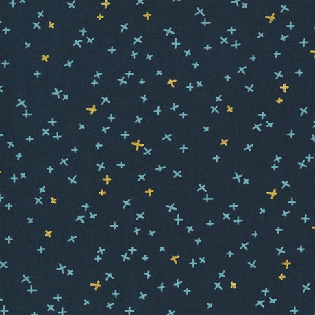 Dance in Paris Swing Navy Yardage 1745-19M Day in Paris by Zen Chic for Moda Fabrics