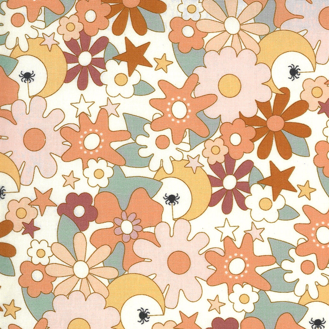 Kitty Corn Twilight Garden Ghost Yardage 31172-11 by Urban Chiks for Moda Fabrics