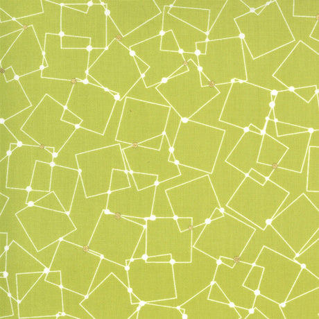 Dance in Paris Foxtrot Chartreuse Yardage 1744-13M Day in Paris by Zen Chic for Moda Fabrics sold in 1/2 yard increments