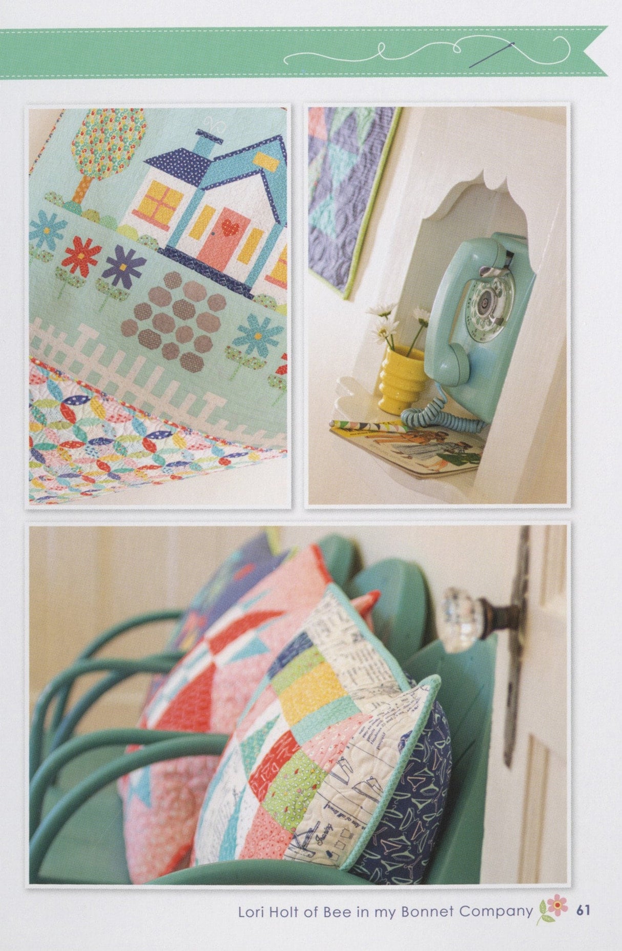 Quilter's Cottage Book by Lori Holt for It's Sew Emma Quilting Book