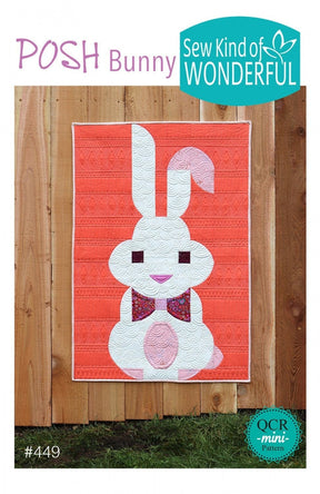 Posh Bunny by Sew Kind of Wonderful sewing pattern SKW449 26in x 38in