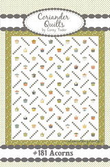 Acorns Quilt Pattern by Coriander Quilts CQ179 70" x 82"