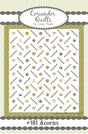 Acorns Quilt Pattern by Coriander Quilts CQ179 70" x 82"