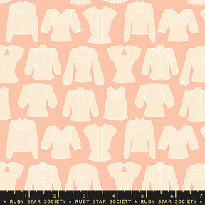 First Light Blouses Peach Blossom Half Yard Increments RS5050-13 Ruby Star Society Moda Fabrics sold in 1/2 yard increments